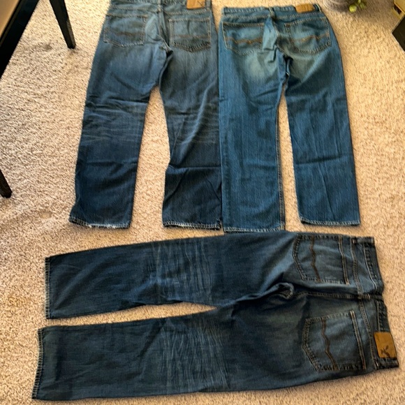 Lot of 3 AMERICAN🦅EAGLE JEANS👖All size 33 X 34. VERY GOOD condition! - Picture 3 of 6